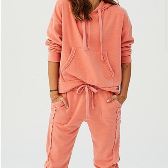 Free People Work It Out Jogger Orange - Picture 3 of 9